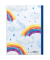Notizbuch 46807, Over the Rainbow, bunt, A4, blanko, 70g, 96 Blatt / 192 Seiten