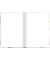 Notizbuch 46807, bunt, A4, blanko, 70g, 96 Blatt / 192 Seiten