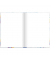 Notizbuch 46807, bunt, A4, blanko, 70g, 96 Blatt / 192 Seiten