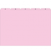 Leitregister A-Z A6 rosa