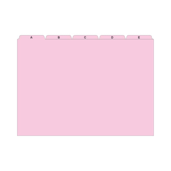 Leitregister A7 A-Z rosa 4002871521734 152173