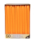 Kerzen 10393 orange 250x22mm (HxØ) ca. 7 Stunden Brenndauer