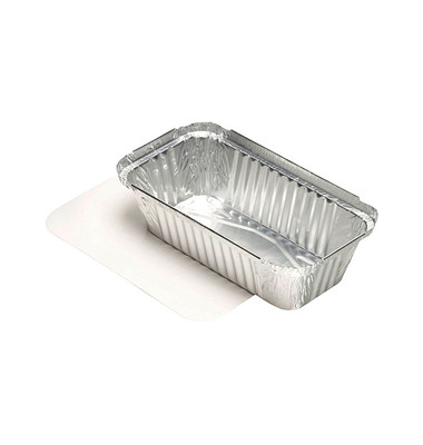 PAPSTAR Aluschalen mit Deckel 700 ml PAPSTAR Aluschalen mit Deckel 700 ml