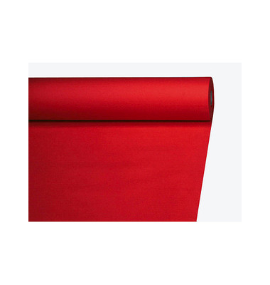 PAPSTAR Tischdecke rot 120,0 cm x 20,0 m
