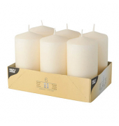 Stumpenkerzen 17991 creme 115x60mm (HxØ) ca. 24 Stunden Brenndauer