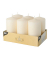 Stumpenkerzen 17991 creme 115x60mm (HxØ) ca. 24 Stunden Brenndauer