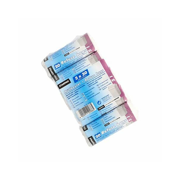 4002911200865 - 12086 LDPE Kosmetik-Müllbeutel 5 l 44 cm x 36 cm 4002911200865 STARPAK 100 Stück