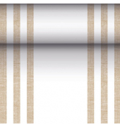 PAPSTAR Tischläufer ROYAL Collection sand, weiß 40,0 cm x 24,0 m