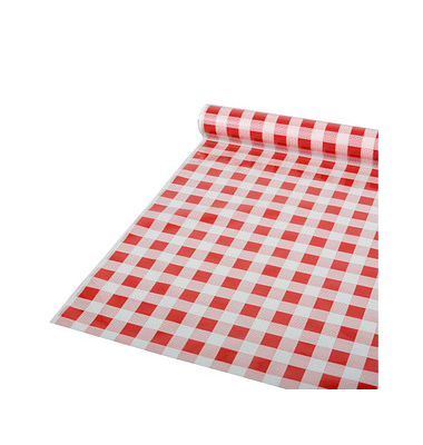 PAPSTAR Tischdecke Karo rot, weiß 80,0 x 50,0 cm PAPSTAR Tischdecke Karo rot, weiß 80,0 x 50,0 cm