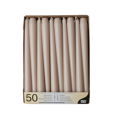 Kerzen 88340 puder 250x22mm (HxØ) ca. 7 Stunden Brenndauer Kerzen 88340 puder 250x22mm (HxØ) ca. 7 Stunden Brenndauer