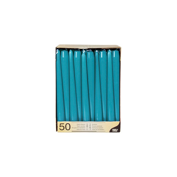4002911817643 - Kerzen 81764 türkis 250x22mm (HxØ) ca 7 Stunden Brenndauer 4002911817643 50 Stück 4002911817643 - Kerzen 81764 türkis 250x22mm (HxØ) ca 7 Stunden Brenndauer 4002911817643 50 Stück