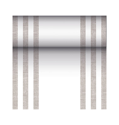 PAPSTAR Tischläufer ROYAL Collection grau, weiß 40,0 cm x 24,0 m