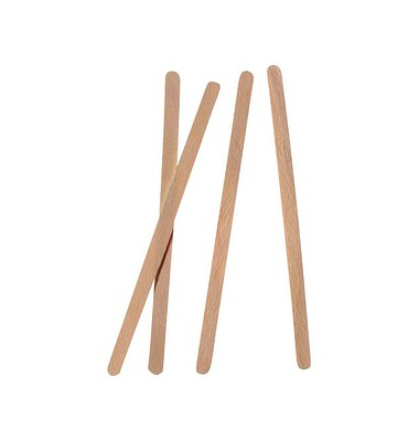 1.000 PAPSTAR Einweg-Rührstäbchen Holz