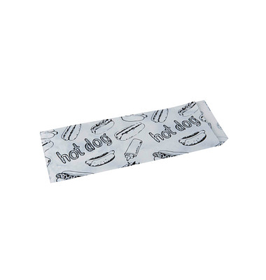 1.000 PAPSTAR Hot Dog-Tüten 21,0 x 8,5 cm