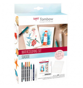 Tombow Watercoloring Seaside Malset farbsortiert