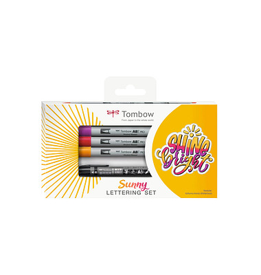 Tombow Schreibset Sunny Lettering farbsortiert