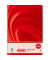Schulheft 10-4570502 Premium Vivendi, Lineatur 5 / kariert, A5, 90g, rot, 16 Blatt / 32 Seiten