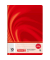 Schulheft 10-4571002 Premium Vivendi, Lineatur 10 / kariert mit weißem Rand, A5, 90g, rot, 16 Blatt / 32 Seiten