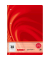 Schulheft 10-4473802 Premium Vivendi, Lineatur 38 / kariert mit Rand innen/außen, A4, 90g, rot, 16 Blatt / 32 Seiten