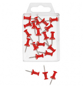 20 WEDO Pinnnadeln Diabolo rot Pinnnadeln