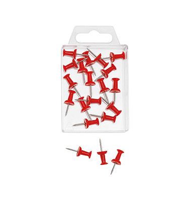 20 WEDO Pinnnadeln Diabolo rot Pinnnadeln