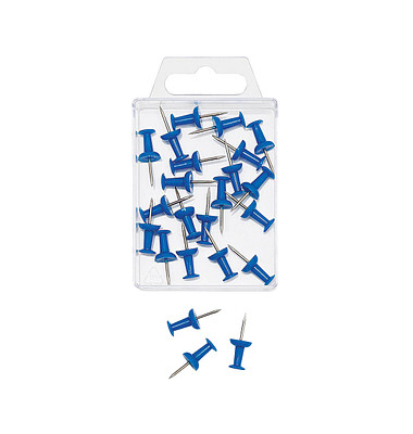 20 WEDO Pinnnadeln Diabolo blau Pinnnadeln