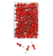 100 WEDO Pinnnadeln Diabolo rot Pinnnadeln