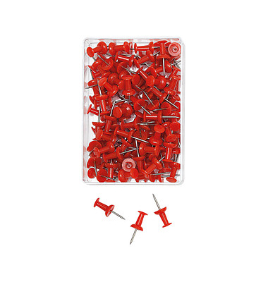 100 WEDO Pinnnadeln Diabolo rot Pinnnadeln