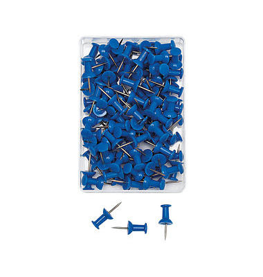 100 WEDO Pinnnadeln Diabolo blau Pinnnadeln