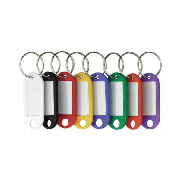 4003801783499 - Schlüsselanhänger mit Ring 18mm sortiert VE=200 Stück