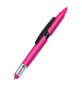 Kugelschreiber neon 261 61099, blau / neongelb / neongr&uuml;n / neonpink / neonorange, 1mm, Einweg