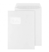 Versandtaschen 30003813, C4, mit Fenster, haftklebend, 100g, weiß