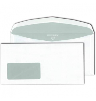 Briefumschlag Kuvermatic 30005469 Kompakt/Kuvertier ohne Fenster nassklebend 80g weiß