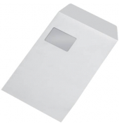 Versandtaschen 30005501, C4, mit Fenster, nassklebend, 100g, weiß
