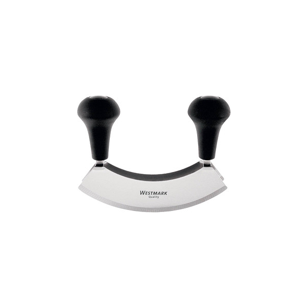 4004094129476 - WESTMARK Due Wiegemesser 2 Klingen Der ideale Helfer um schnell Kräuter Knoblauch oder Zwiebeln zu zerkleinern 1 Stück 4004094129476 - WESTMARK Due Wiegemesser 2 Klingen Der ideale Helfer um schnell Kräuter Knoblauch oder Zwiebeln zu zerkleinern 1 Stück