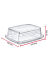 WESTMARK Butterdose 5,5 cm hoch transparent