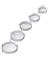 WESTMARK Frischhaltedeckel-Set Silikon transparent