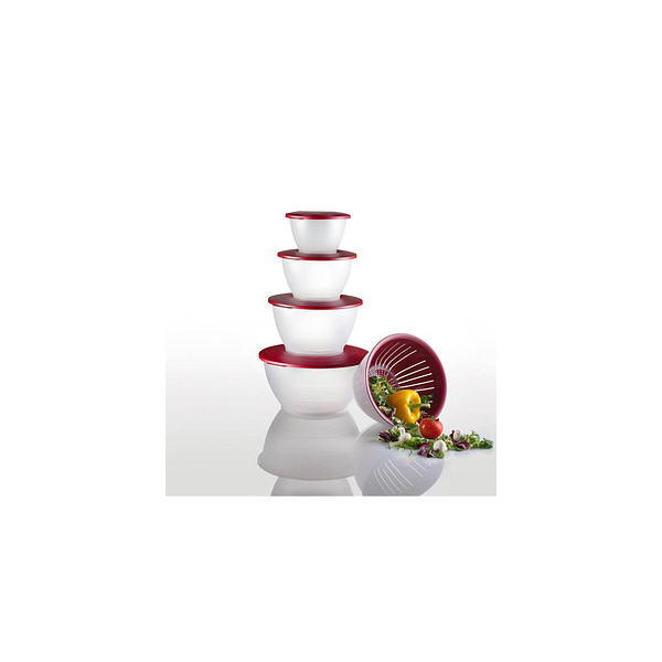 4004094242069 - Aufbewahrungsschüssel WESTMARK Olympia Lebensmittelaufbewahrungsbehälter Gr Ø 23 cm rot (rot transparent) Plastikschüsseln Lebensmittelaufbewahrungsbehälter stapelbar 4004094242069 - Aufbewahrungsschüssel WESTMARK Olympia Lebensmittelaufbewahrungsbehälter Gr Ø 23 cm rot (rot transparent) Plastikschüsseln Lebensmittelaufbewahrungsbehälter stapelbar