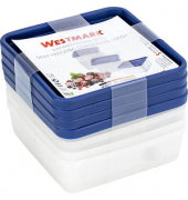 Frischhaltedosen-Set Trio 3,6 cm hoch weiß