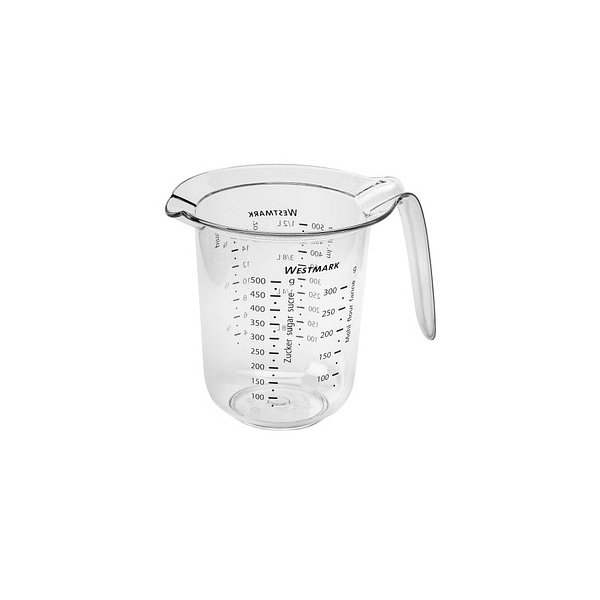 4004094306471 - WESTMARK Messkanne 05 l Maßeinheiten g Mehl g Zucker ml Liter floz pints 1 Stück 4004094306471 - WESTMARK Messkanne 05 l Maßeinheiten g Mehl g Zucker ml Liter floz pints 1 Stück