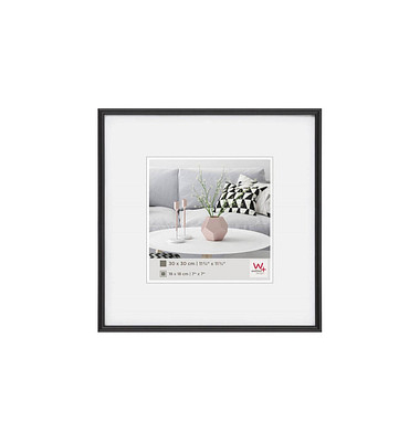walther design Bilderrahmen Galeria schwarz 31,1 x 31,1 cm