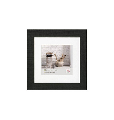 walther design Bilderrahmen Home schwarz 34,4 x 34,5 cm