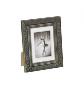 Bilderrahmen Barock grau 26,9 x 36,9 cm