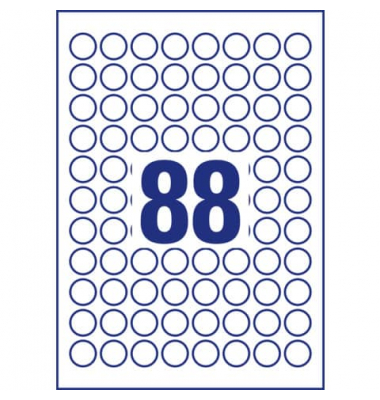 Markierungspunkte 6222-10, wei&szlig;, &Oslash; 20mm