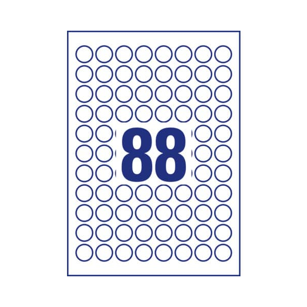 4004182162019 - Markierungspunkte 6222-10 weiß Ø 20mm 4004182162019 880 Stück