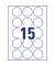 AVERY ZWECKFORM 6225-10 permanent