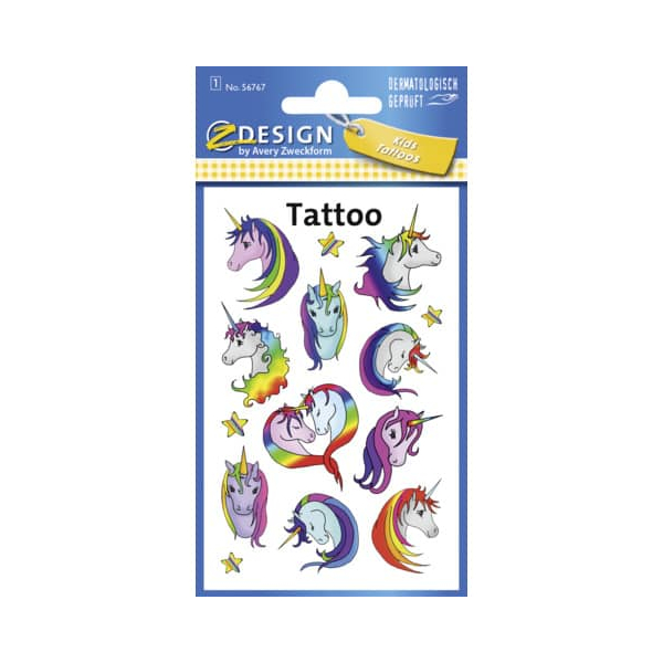 4004182567678 - Tattoo Einhorn 4004182567678 10 Stück 4004182567678 - Tattoo Einhorn 4004182567678 10 Stück