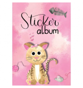 Stickeralbum Kids A5 Katze