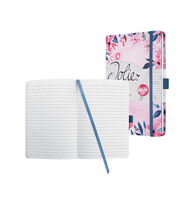 Notizbuch JN337, Jolie, pink, A5, liniert, 80g, 87 Blatt / 174 Seiten