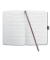 Notizbuch JN128, Jolie, braun, A6, liniert, 80g, 87 Blatt / 174 Seiten